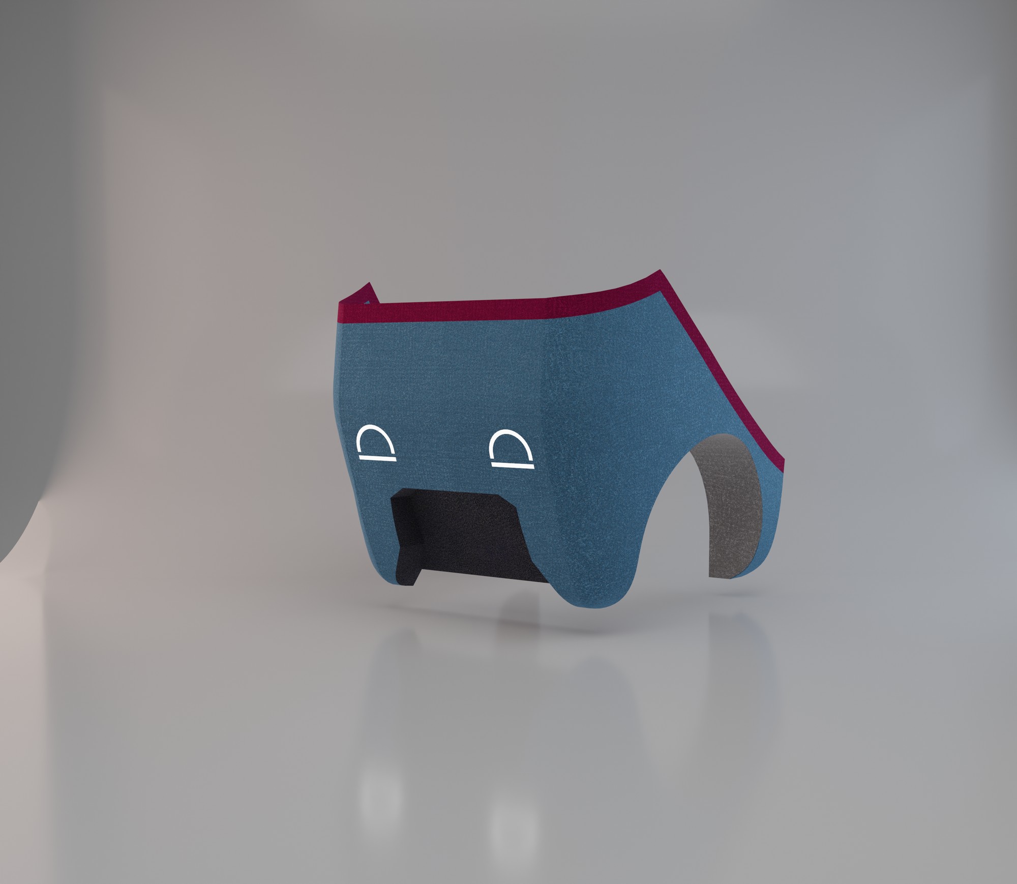 Hull render, material and form study
